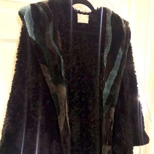 Paula Lishman knit beaver fur coat